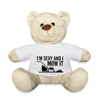 Ich bin sexy und ich mähe es - Teddy - Weiß - Vorne