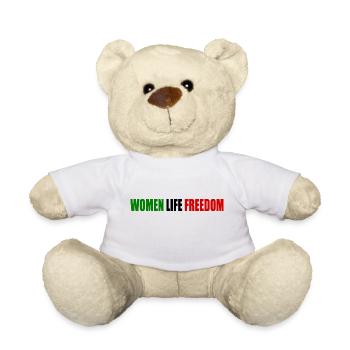 Women life freedom - Nounours - blanc - Devant