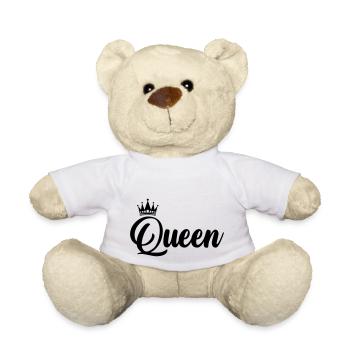 queen - Teddy Bear - white - Front