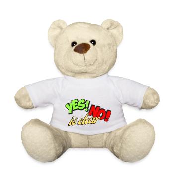 Ja Ne, is klar - Yes Now is Clear - Teddy - Weiß - Vorne