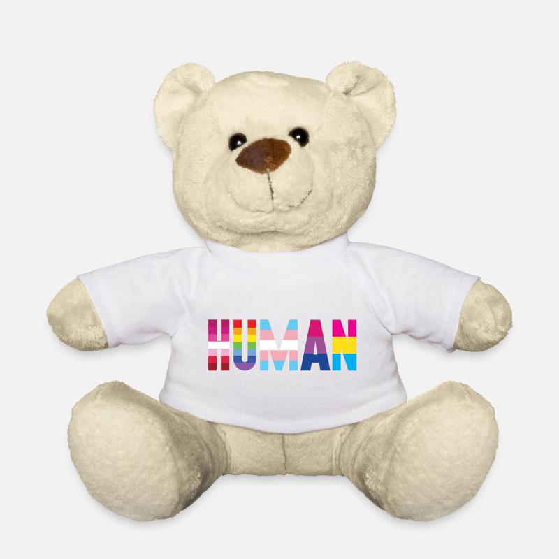 Pride Month LGBT - Wir sind alle Menschen - Teddy - Weiß