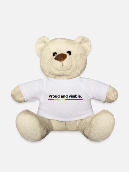 Stolz und sichtbar - Teddy - Weiß