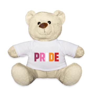 Lesbischer Stolz - Teddy - Weiß - Vorne