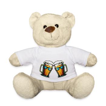 Beer Sunglasses 2 - Teddy Bear - white - Front