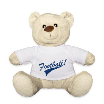 Vintage-Fußball - Teddy - Weiß - Vorne