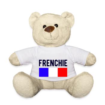 Frenchie France homme français - Nounours - blanc - Devant