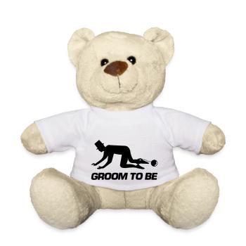 Futur marié - Nounours - blanc - Devant