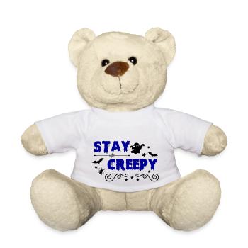 stay creepy 02 - Teddy - Weiß - Vorne