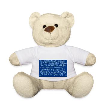 Systeme schaffen, in denen Menschen gesund bleiben - Teddy - Weiß - Vorne