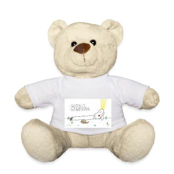 Geduld genießen - Teddy - Weiß - Vorne