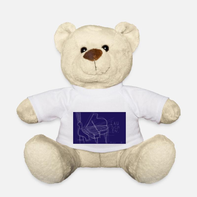 Lauschen. - Teddy - Weiß
