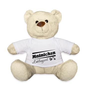 Hainichen - Lieblingsort mit Stadtnamen - Teddy - Weiß - Vorne