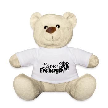 Freiberger Love Heart Tête de cheval - Nounours - blanc - Devant