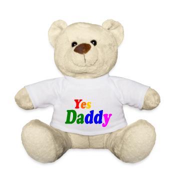 Yes daddy - Nounours - blanc - Devant