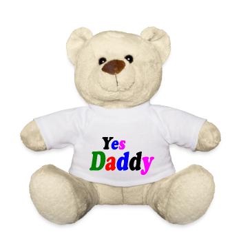 Yes daddy - Nounours - blanc - Devant
