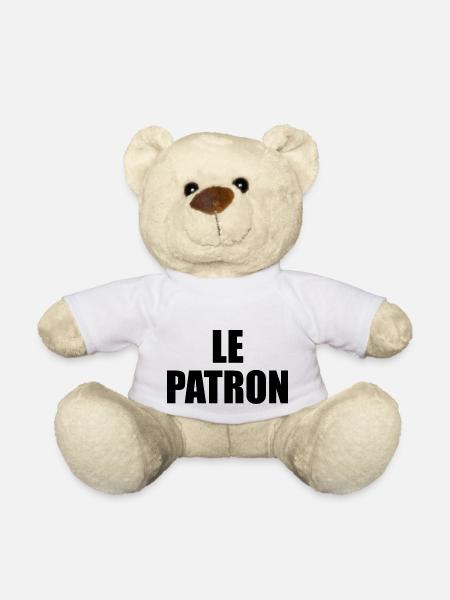 Le patron - Nounours - blanc