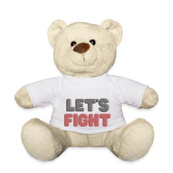 Battons-nous - Nounours - blanc - Devant
