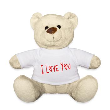 COUPLE. JUST MARRIED. Bachelorette party. VALENTINE'S DAY. MARIES - Teddy Bear - white - Front