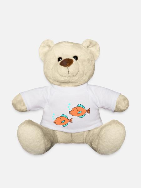 Pisces Comic 2 - Teddy Bear - white