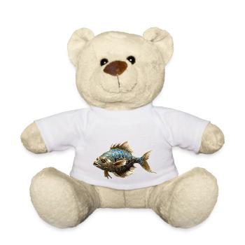 Küstendeern barocker Fisch - Teddy - Weiß - Vorne