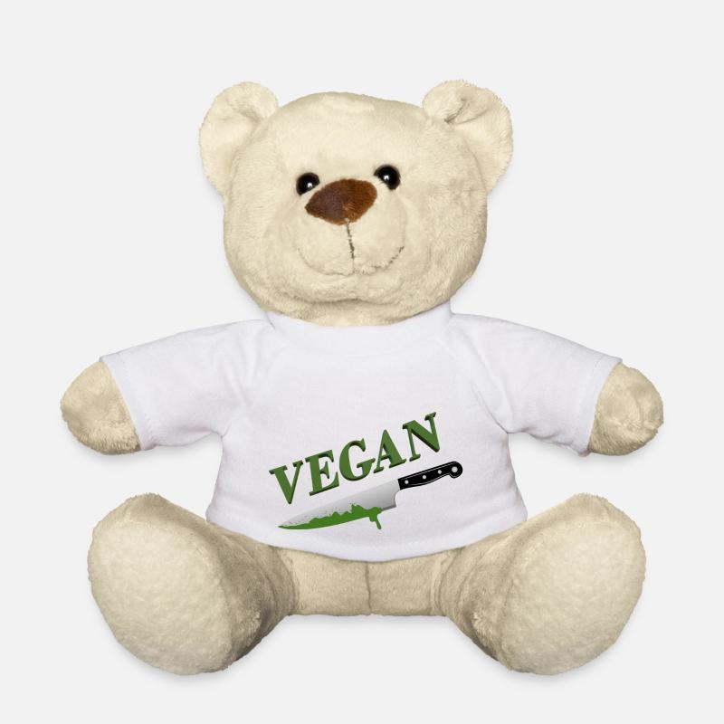 Vegan - Teddy Bear - white