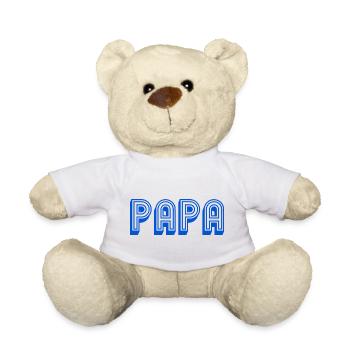 FROHER VATERTAG. PAPA. VATERTAG - Teddy - Weiß - Vorne