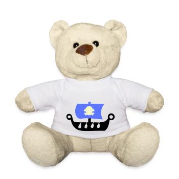 bateau pirate - Nounours - blanc - Devant