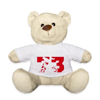 Moto 73 Biker - Teddy - Weiß - Vorne