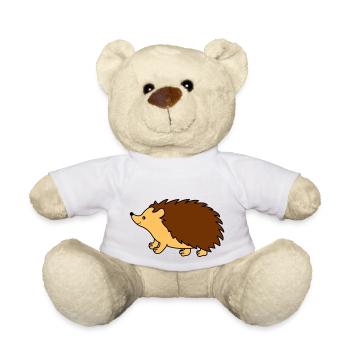 Bande dessinée hérisson - Nounours - blanc - Devant