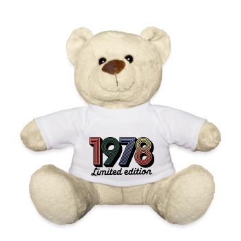 Jahrgang 1978 limitierte Auflage - Teddy - Weiß - Vorne
