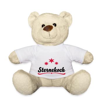 Kochschürze Sternekoch - Teddy - Weiß - Vorne