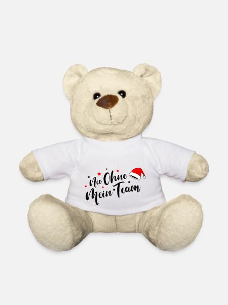 team weihnachten - Teddy - Weiß