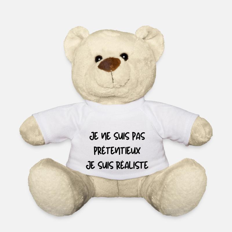 Réaliste - Nounours - blanc