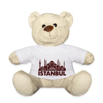 Horizon d’Istanbul Turquie 1 - Nounours - blanc - Devant