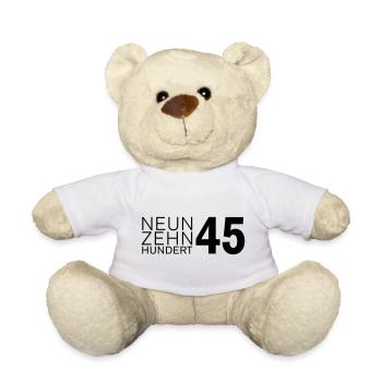 Jahrgang 1945 geboren - Teddy - Weiß - Vorne