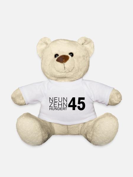Jahrgang 1945 geboren - Teddy - Weiß