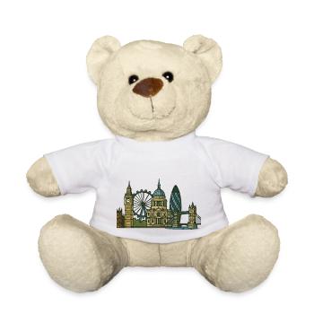 london skyline - Teddy - Weiß - Vorne