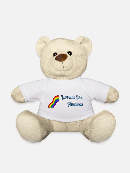 I am what I am - Teddy Bear - white