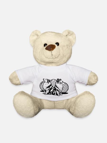 Driftball (colorable) - Teddy Bear - white