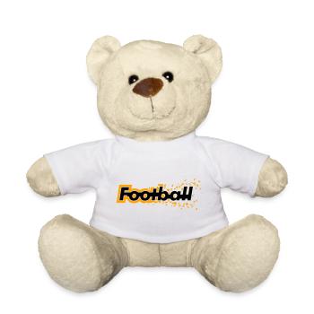 Soccer - Teddy Bear - white - Front