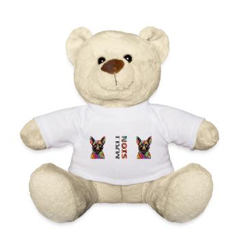 Malinois - Teddy Bear - white - Front