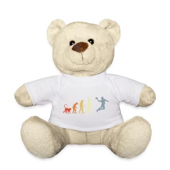 Joueur de handball Evolution - Nounours - blanc - Devant