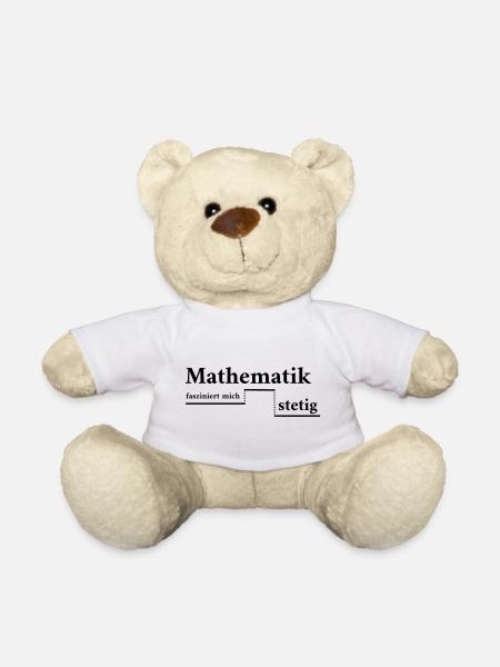 Mathematik fasziniert - Teddy - Weiß