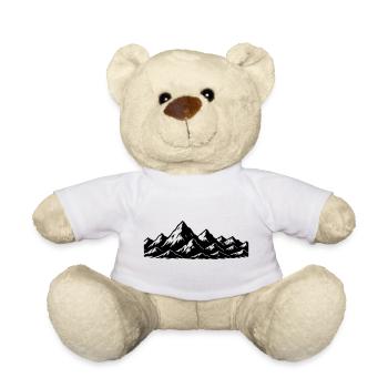 Mountains Symbol Alps - Teddy Bear - white - Front