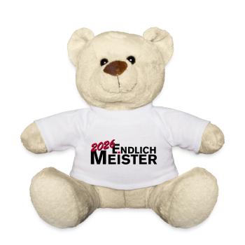 Finally champion 2026 championship - Teddy Bear - white - Front
