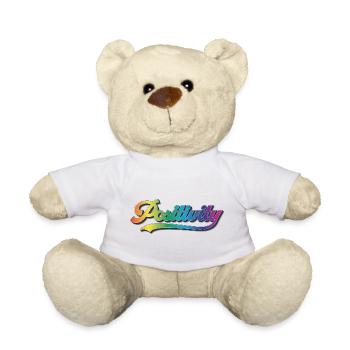 Positivity - Teddy Bear - white - Front