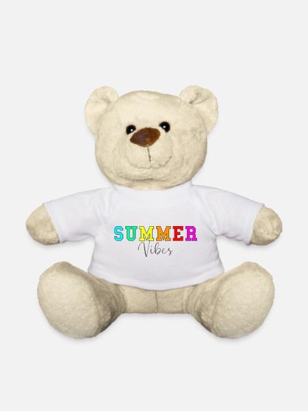 Ambiance estivale - Nounours - blanc