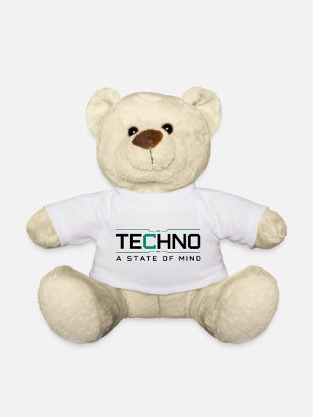 Techno - A State of Mind - Teddy - Weiß