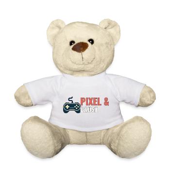 Pixel & Pause. - Teddy - Weiß - Vorne