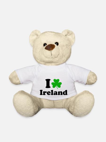 Ireland - Teddy Bear - white